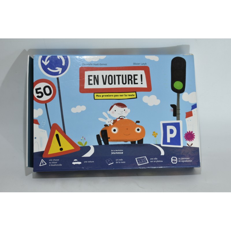 En voiture ! Mes premiers pas sur la route Edition jeunesse jeux de société jeu code de la route