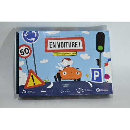 En voiture ! Mes premiers pas sur la route Edition jeunesse jeux de société jeu code de la route