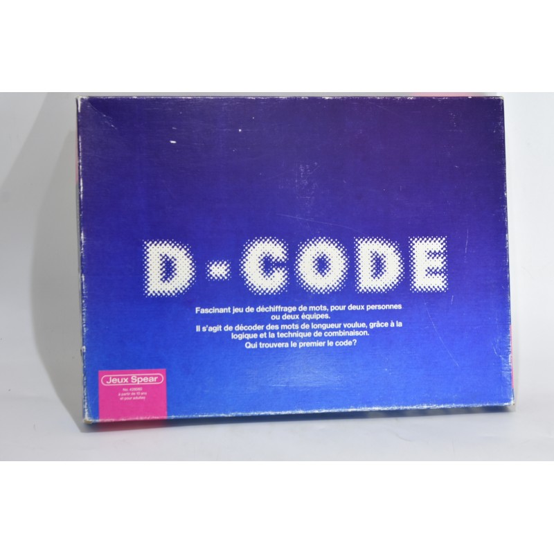 D-Code jeux spear jeu de société dechiffrage du code Decode