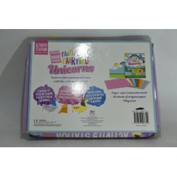 Fantastic fairytale Unicorns Activity station book + kit jeu jouet eveil origami activités scene