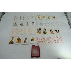 Jeu de cartes de Mickey Ancien jeux nouveaux reunis collection vintage carte a jouer Walt Disney Production 32