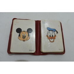 Jeu de cartes de Mickey Ancien jeux nouveaux reunis collection vintage carte a jouer Walt Disney Production 32