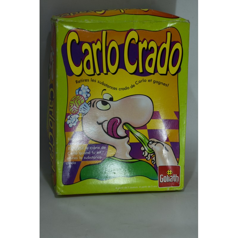 Carlo Crado Edition Goliath jeu de société vintage jeux crane 3D