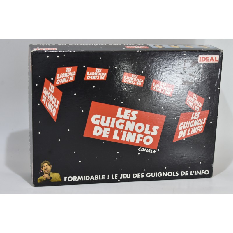 Les Guignols de L'info Canal + Edition Ideal jeu de société jeux figurine 3D chirac balladur de caune gildas