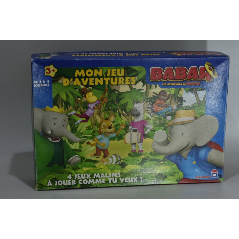 Babar Mon jeu d'aventures badou Edition dujardin jeux de société jungle party dujardin
