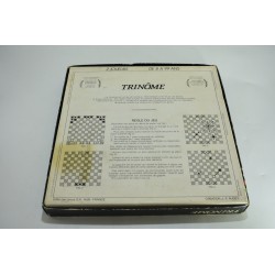 Trinome Jeu de société jeux creation médaille d'argent Lépine échec trio échecs dames plateau