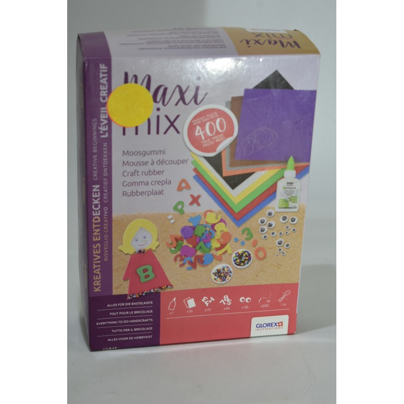 Maxi Mix Edition Glorex Inspirations neuf l'eveil creatif mousse a decouper jeu jouet jeux bricolage creations