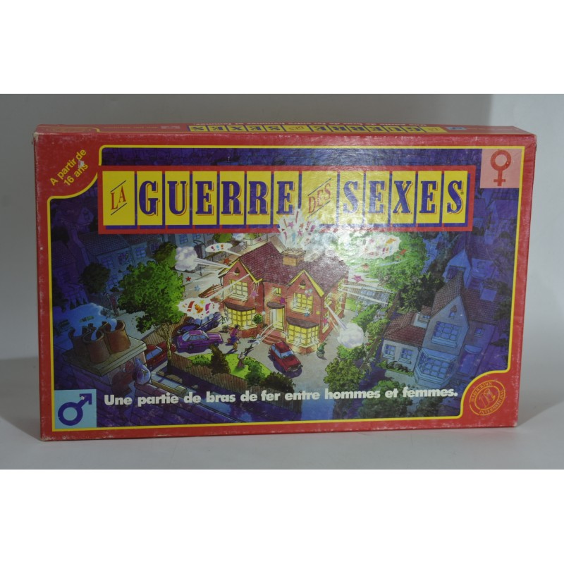 La guerre des Sexes 1990 Editions Habourdin international jeu de société jeux hommes femmes couples jeu famille sexe