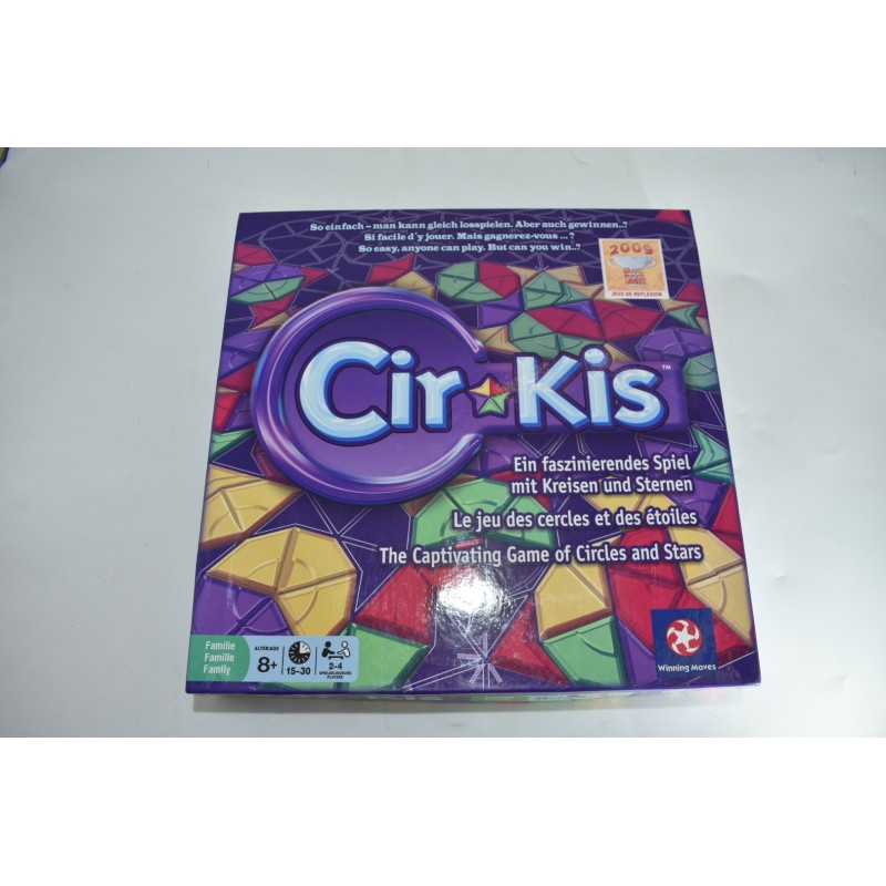 Cir Kis Edition Winning Moves jeu de société jeux cercles et Etoiles Cirkis Blokus Reflexion