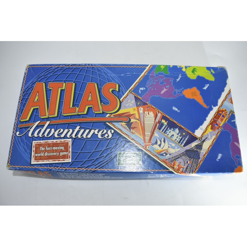 Atlas Adventures The green board company game co jeu de société aventures voyage monde mappemonde