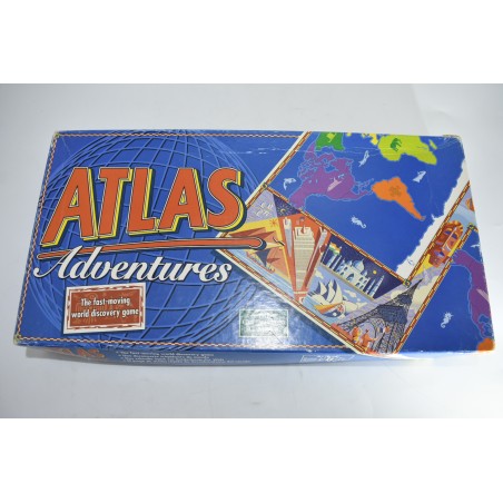 Atlas Adventures The green board company game co jeu de société aventures voyage monde mappemonde
