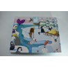 Janod Puzzle Tactile géant Eveil sens touché pole nord igloo esquimau