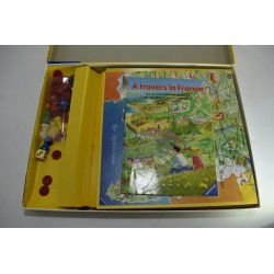 A travers la France edition Ravensburger jeu de l'oie de société jeux de parcours questions villes régions