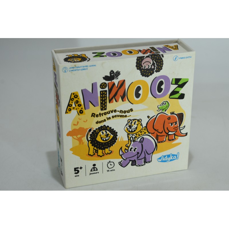 Animooz Edition Widyka Animaux savane jeu de société jeux jungle