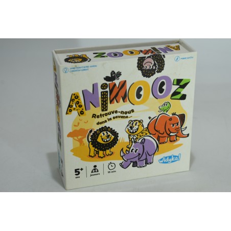 Animooz Edition Widyka Animaux savane jeu de société jeux jungle