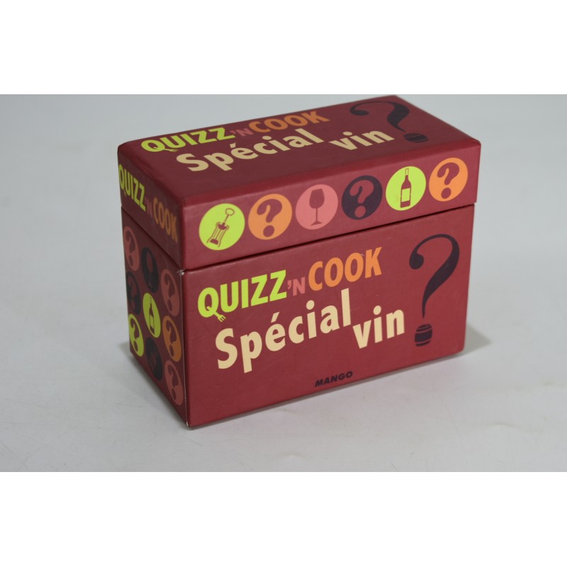 Quizz'N cook Special Vin ? jeu quiz mango oenologie vins soirée