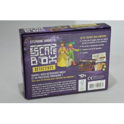 Escape Box Detectives pour les enfants jeu de société enigmes jeux sherlock holmes