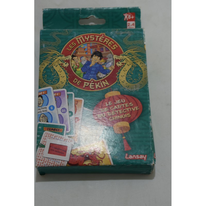 Les mysteres de pékin Edition lansay jeu de cartes détective chinois voyage Pocket