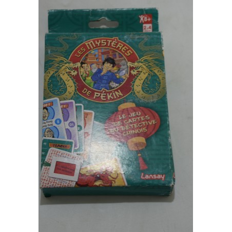 Les mysteres de pékin Edition lansay jeu de cartes détective chinois voyage Pocket