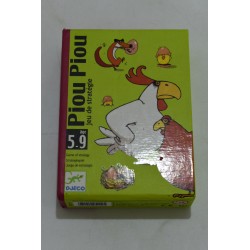 Piou Piou Edition Djeco jeu de société jeux de cartes a jouer stratégie renard panic poulailler