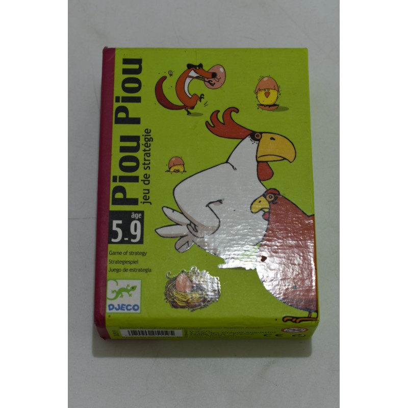 Piou Piou Edition Djeco jeu de société jeux de cartes a jouer stratégie renard panic poulailler