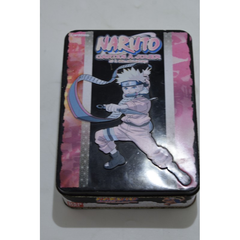 Naruto 2002 38 Cartes a jouer a collectionner Edition Bandai Carddass jeu carte JCC boite metal