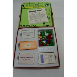 Monopoly Francs Edition miro company parker jeu de société classique jeu de société jeux retro vintage carré