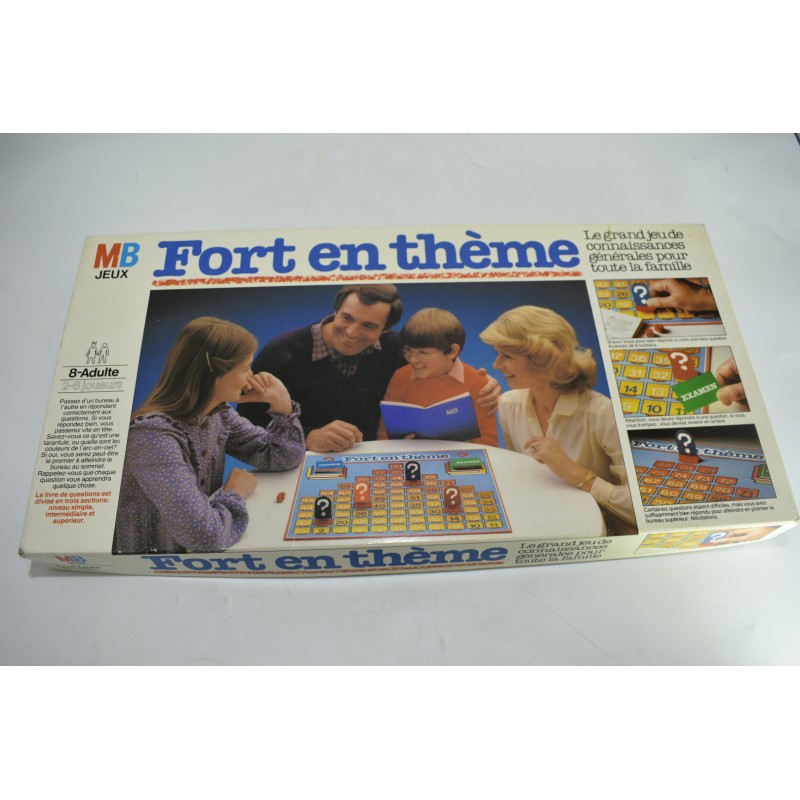 Fort en theme Edition Mb jeux jeu de société connaissance famille quiz