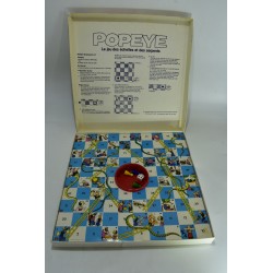 Popeye 1979 Edition Mb Jeux jeu des echelles et des serpents parcours dessins animés jeux de société