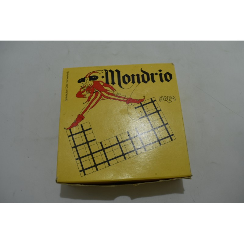 Mondrio Edition Haba jeu de société jeux bois Mondrian art puzzle casse tete logique