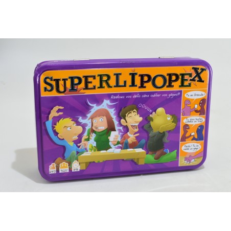 Superlipopex Edition Cocktail games jeu de société jeux gages ambiance défis boite metal