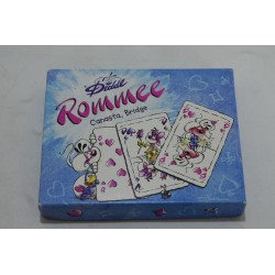 Diddl Rommee Canasta Bridge coffret 2 jeux de cartes jeu carte a jouer