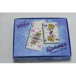 Diddl Rommee Canasta Bridge coffret 2 jeux de cartes jeu carte a jouer