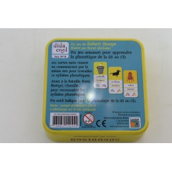 Sonodingo Edition Cocktail Games jeu de société boite métal jeux dida cool phonétiaue syllabes sono dingo