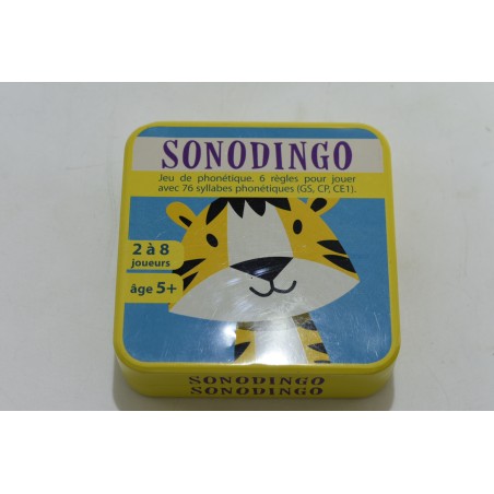 Sonodingo Edition Cocktail Games jeu de société boite métal jeux dida cool phonétiaue syllabes sono dingo