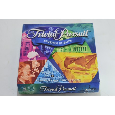 Trivial Pursuit Edition Europe jeu de société jeux Edition Hasbro Horn Abbot Atlas