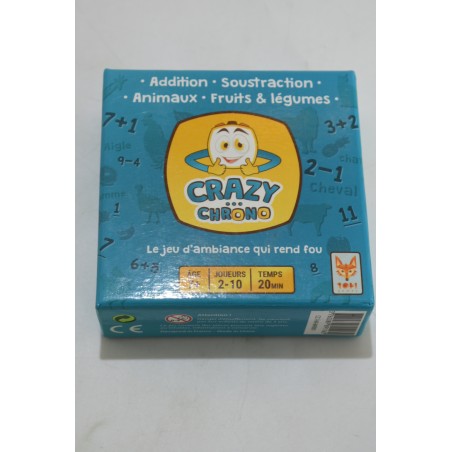 Crazy Chrono Edition topi games jeu de société jeux d'ambiance addition animaux soustraction fruits legumes