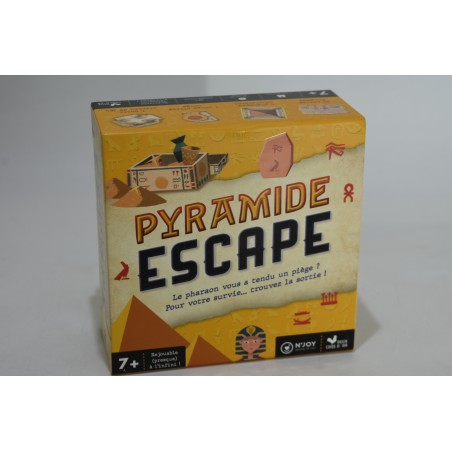 Pyramide Escape Edition deux coqs d'or N'joy anime la vie jeu de société jeux pharaon game