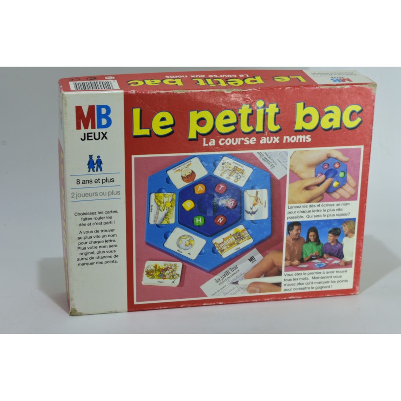 Le petit bac Edition Mb Jeux de société jeu vintage la course aux mots