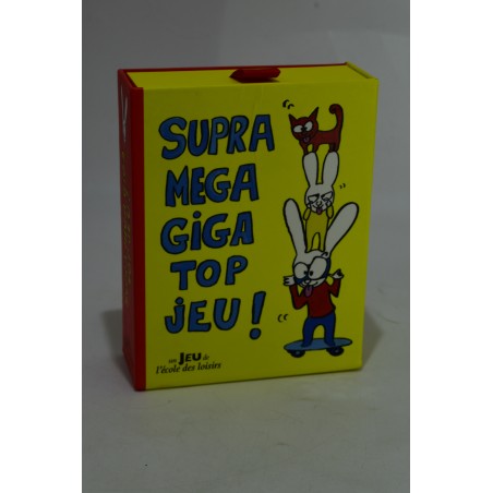 Supra Mega giga top jeu ! un jeu de l'école des loisirs Play bac jeux de société