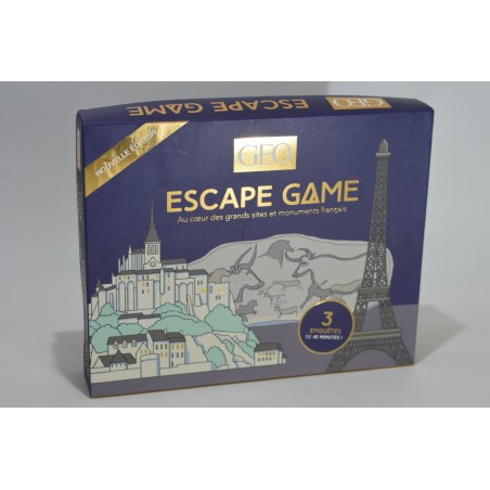 Escape Game Géo nouvelle edition Geo le mag 3 enquetes jeu de société jeux