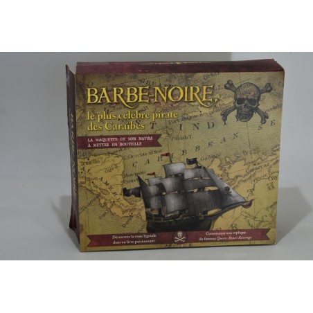 Barbe Noire Le plus celebre pirate des Caraibes maquette navire replique bouteille modelisme Prisma livre