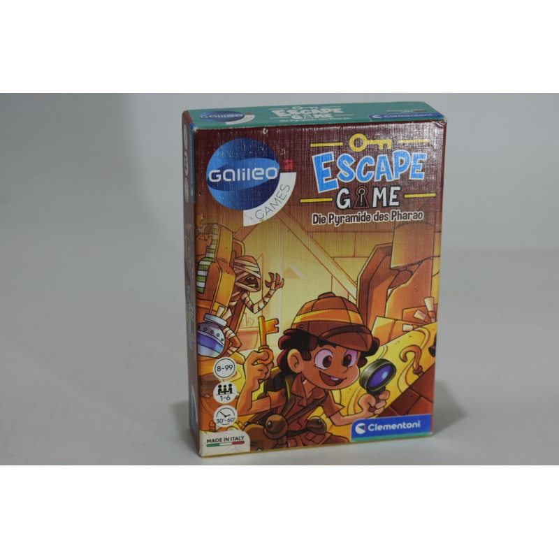 Escape Game Galileo Games clementoni Die Pyramide des Pharao jeu de société jeux edition allemande