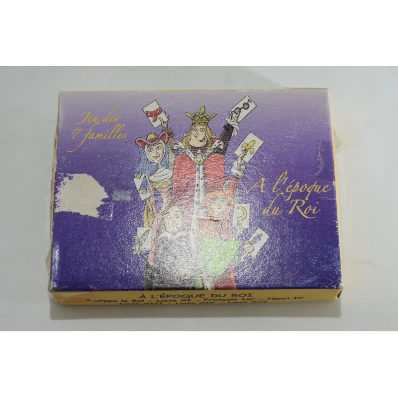 Jeu des 7 familles A l'époque du Roi Editions Dusserre collection cartes a jouer histoire
