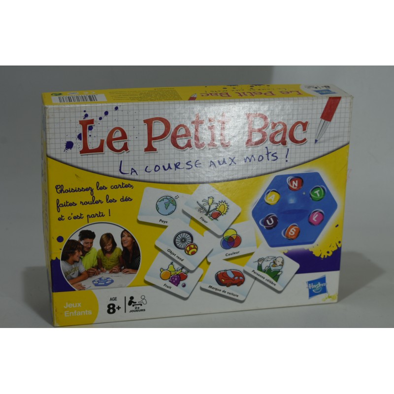 Le petit bac edition hasbro jeu de société jeux la course aux mots enfants cartes