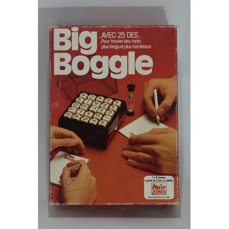 Big Boggle Edition Miro jeu de société mots jeux de dés lettres rapidité