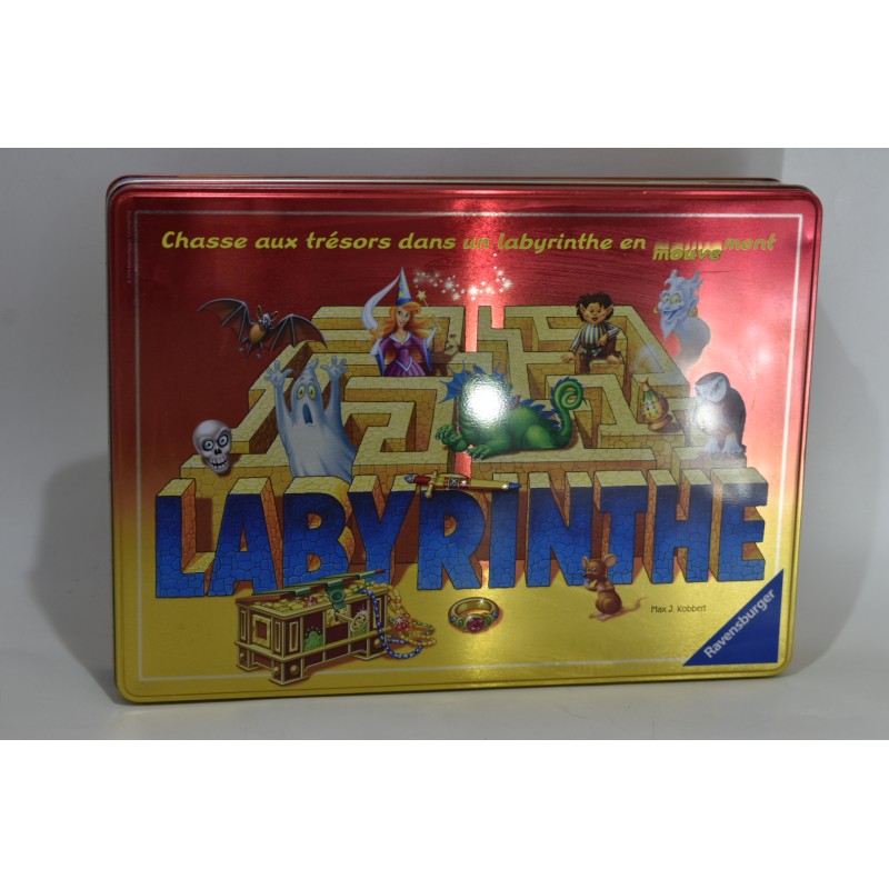 Labyrinthe Edition anniversaire 2011 boite métal Ravensburger jeu de société chasse aux trésors