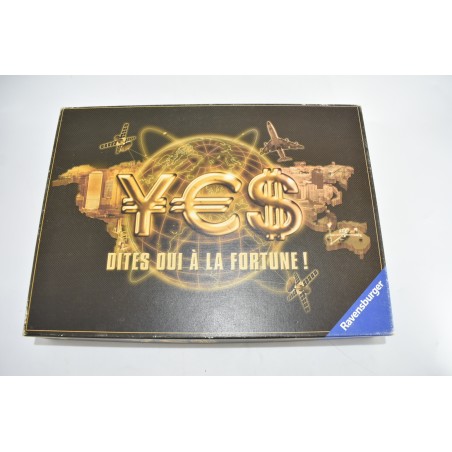 Yes dites oui a la fortune ! Edition Ravensburger jeu de société jeux Yen Euros Dollars monde conquête richesses armstrong