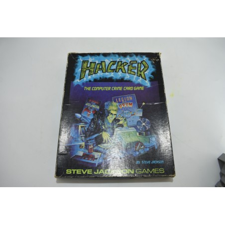 Hacker 1990 The Computer Crime Card Game Steve Jackson jeu de société jeux cartes a jouer