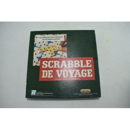 Scrabble De voyage Edition habourdin jeux spear jeu de société voyage compétition duplicate vintage retro game lettres
